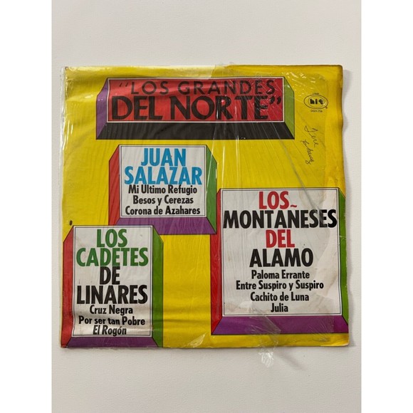Los Grandes Del Norte LP Juan Salazar Cadetes Linares Montañeses Alamo 756 VG - Picture 1 of 7